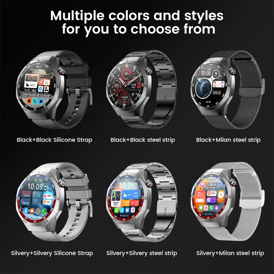 New Original GT5 Pro Smart Watch Men HD AMOLED Screen GPS Motion Trajectory Heart Rate Bluetooth Call 1.52" SmartWatch IP68+box