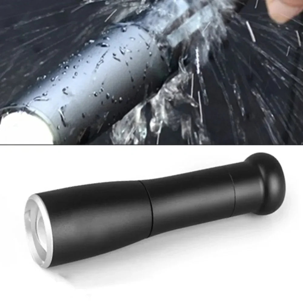 LED Baseball Bat Aluminium Alloy Torch for Emergency Self Defense Anti Riot Equipment Waterproof Self Defense Flashlight Stick
