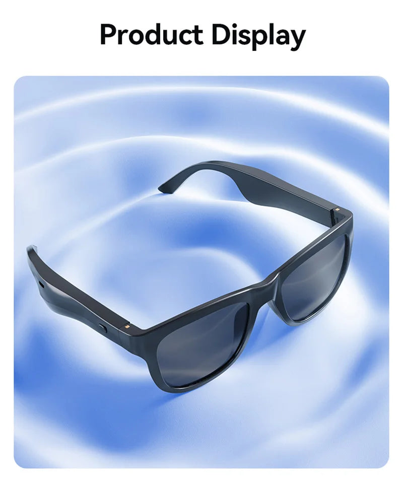Wireless Smart Sunglasses Anti Blue Light & AI Translator Bluetooth 6.0 Glasses For Music Calls Open Audio Design Lightweight