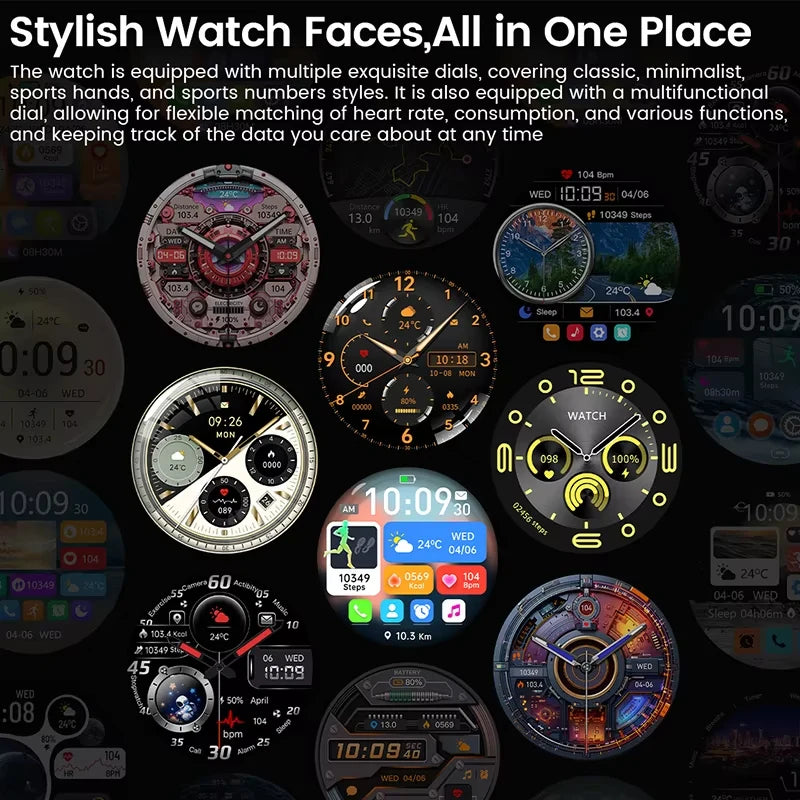 New Original GT5 Pro Smart Watch Men HD AMOLED Screen GPS Motion Trajectory Heart Rate Bluetooth Call 1.52" SmartWatch IP68+box