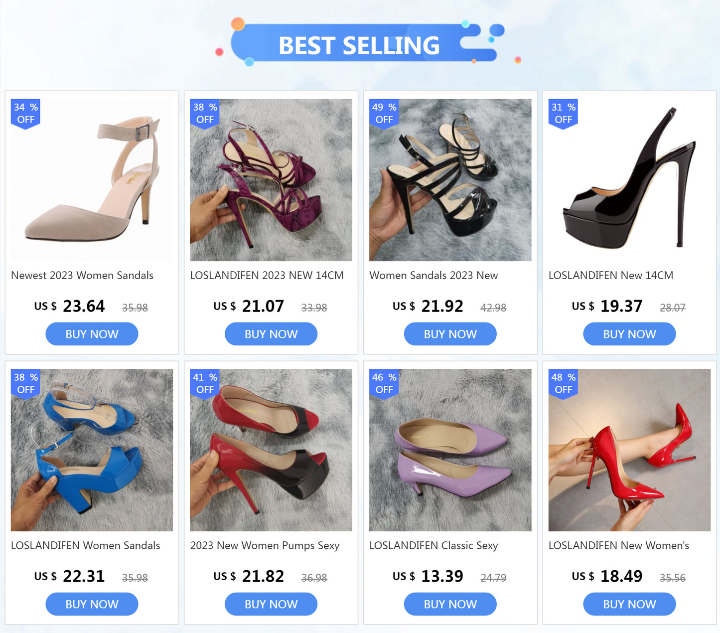 LOSLANDIFEN Women Sandals 14CM Platform Pole Dance Shoes Stripper High Heels Sexy Ankle Strap Sandal Open Toe Party Dress Shoes