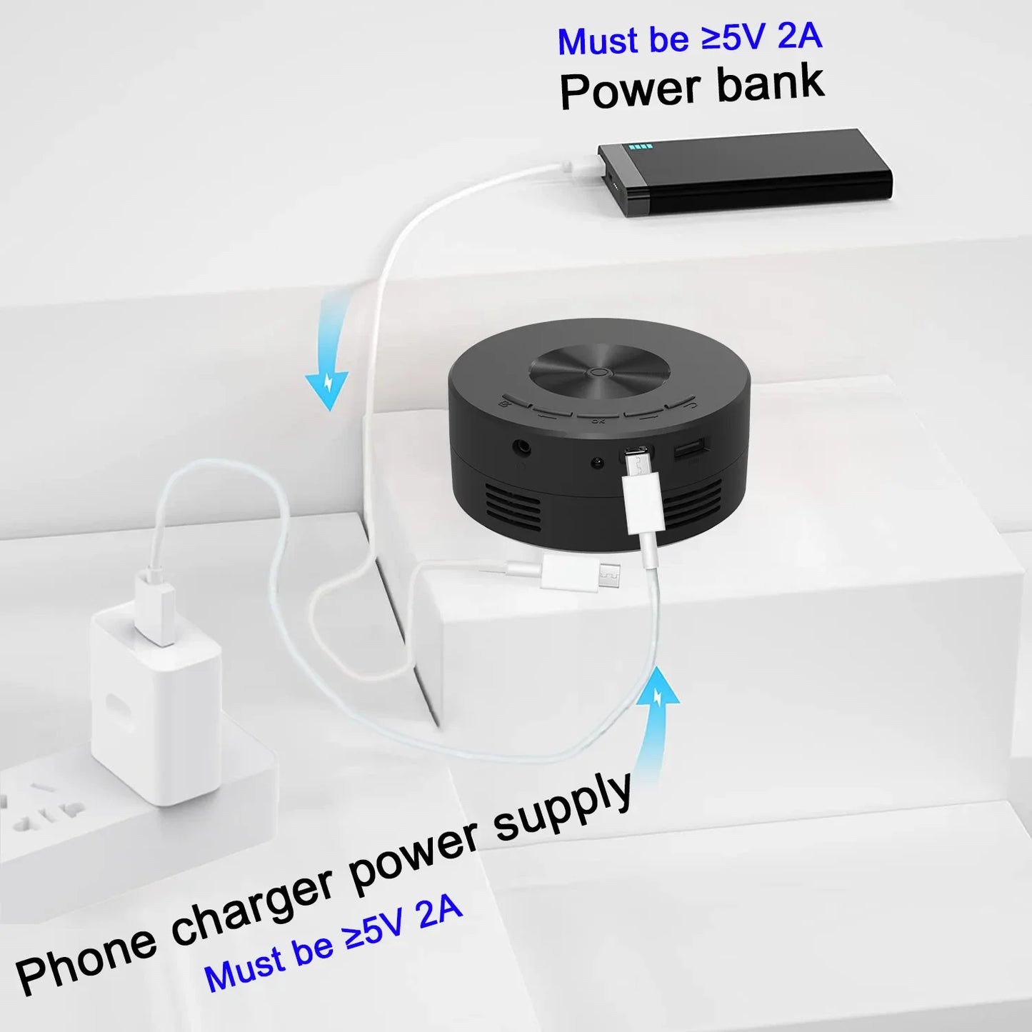 Xiaomi New Mini Mobile Projector Home Use Palm Size Remote Projector IOS Android System Wire Screen Mirroring Projector