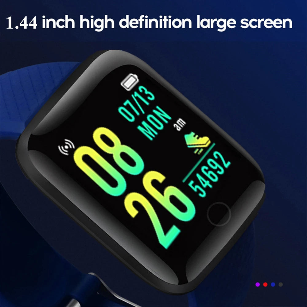 116plus Smart Watch For Men Women Gift 1.3 inch Screen Sports Fitness Watches Wristwatch Bluetooth 5.0 Calls Digital Smartwatch