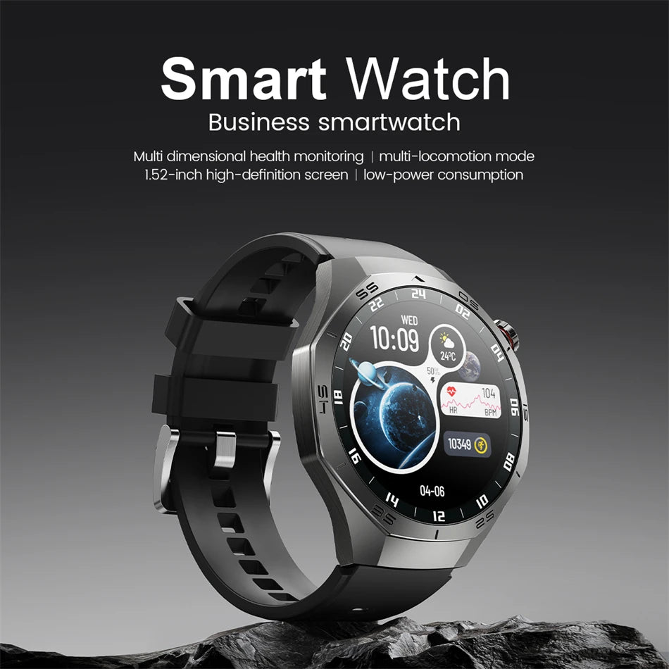 New Original GT5 Pro Smart Watch Men HD AMOLED Screen GPS Motion Trajectory Heart Rate Bluetooth Call 1.52" SmartWatch IP68+box