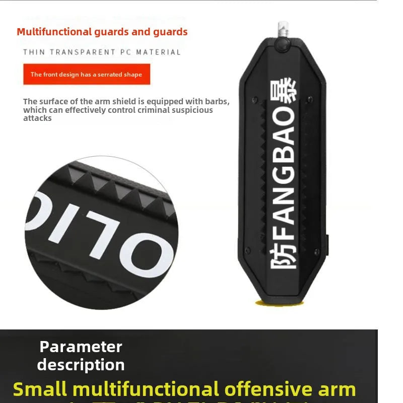 Multifunctional Metal Arm Shield Metal Shield Protection Attack Shield Small Arm Protection