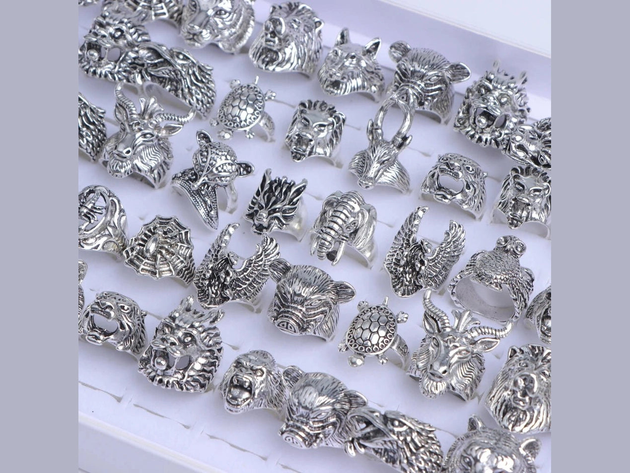 10/20/30/50Pcs/Lot Classics Fashion Punk Animal Skull Skeleton Rings For Men Women Mixed Style Jewelry Party Gifts Wholesale - Simply Just Deals LLC10/20/30/50Pcs/Lot Classics Fashion Punk Animal Skull Skeleton Rings For Men Women Mixed Style Jewelry Party Gifts Wholesale200000369:100010384mix size 17 - 21mm;200000783:193Full black pattern;200001034:20002555120PiecesFull black pattern20Piecesmix size 17 - 21mm10/20/30/50Pcs/Lot Classics Fashion Punk Animal Skull Skeleton Rings For Men Women Mixe
