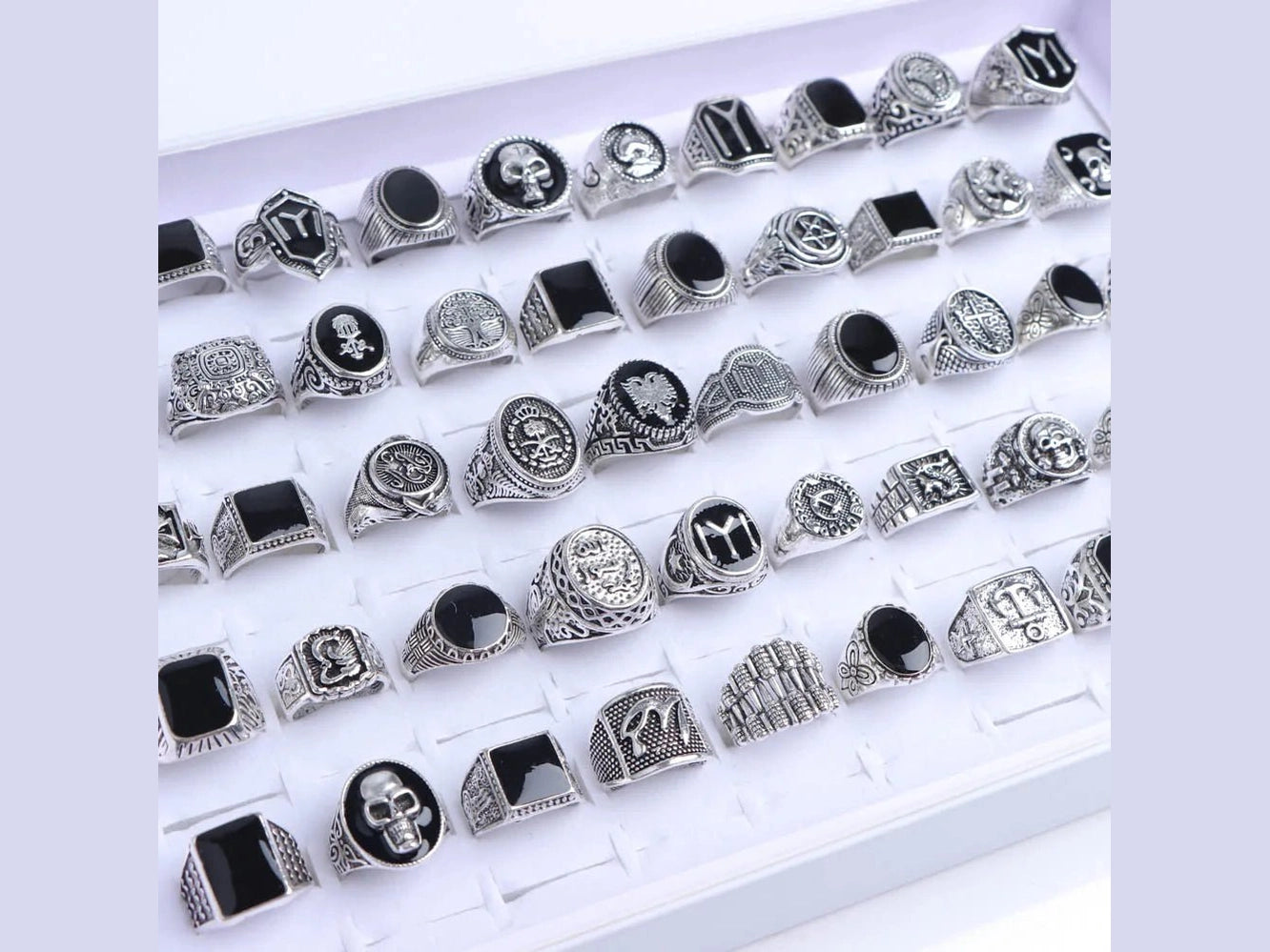 10/20/30/50Pcs/Lot Classics Fashion Punk Animal Skull Skeleton Rings For Men Women Mixed Style Jewelry Party Gifts Wholesale - Simply Just Deals LLC10/20/30/50Pcs/Lot Classics Fashion Punk Animal Skull Skeleton Rings For Men Women Mixed Style Jewelry Party Gifts Wholesale200000369:100010384mix size 17 - 21mm;200000783:193Full black pattern;200001034:20002555120PiecesFull black pattern20Piecesmix size 17 - 21mm10/20/30/50Pcs/Lot Classics Fashion Punk Animal Skull Skeleton Rings For Men Women Mixe