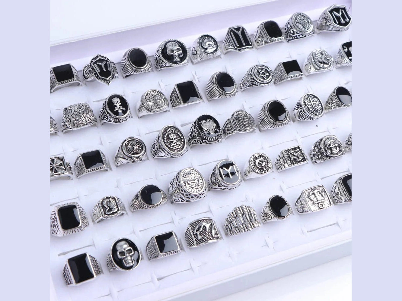 10/20/30/50Pcs/Lot Classics Fashion Punk Animal Skull Skeleton Rings For Men Women Mixed Style Jewelry Party Gifts Wholesale - Simply Just Deals LLC10/20/30/50Pcs/Lot Classics Fashion Punk Animal Skull Skeleton Rings For Men Women Mixed Style Jewelry Party Gifts Wholesale200000369:100010384mix size 17 - 21mm;200000783:193Full black pattern;200001034:20002555120PiecesFull black pattern20Piecesmix size 17 - 21mm10/20/30/50Pcs/Lot Classics Fashion Punk Animal Skull Skeleton Rings For Men Women Mixe