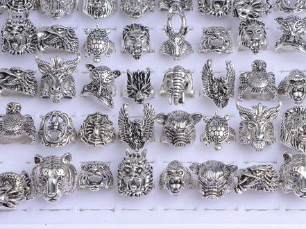 10/20/30/50Pcs/Lot Classics Fashion Punk Animal Skull Skeleton Rings For Men Women Mixed Style Jewelry Party Gifts Wholesale - Simply Just Deals LLC10/20/30/50Pcs/Lot Classics Fashion Punk Animal Skull Skeleton Rings For Men Women Mixed Style Jewelry Party Gifts Wholesale200000369:100010384mix size 17 - 21mm;200000783:10Animal ring;200001034:20002555120PiecesAnimal ring20Piecesmix size 17 - 21mm10/20/30/50Pcs/Lot Classics Fashion Punk Animal Skull Skeleton Rings For Men Women Mixed Style Jewelry