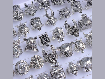 10/20/30/50Pcs/Lot Classics Fashion Punk Animal Skull Skeleton Rings For Men Women Mixed Style Jewelry Party Gifts Wholesale - Simply Just Deals LLC10/20/30/50Pcs/Lot Classics Fashion Punk Animal Skull Skeleton Rings For Men Women Mixed Style Jewelry Party Gifts Wholesale200000369:100010384mix size 17 - 21mm;200000783:193Full black pattern;200001034:20002555120PiecesFull black pattern20Piecesmix size 17 - 21mm10/20/30/50Pcs/Lot Classics Fashion Punk Animal Skull Skeleton Rings For Men Women Mixe