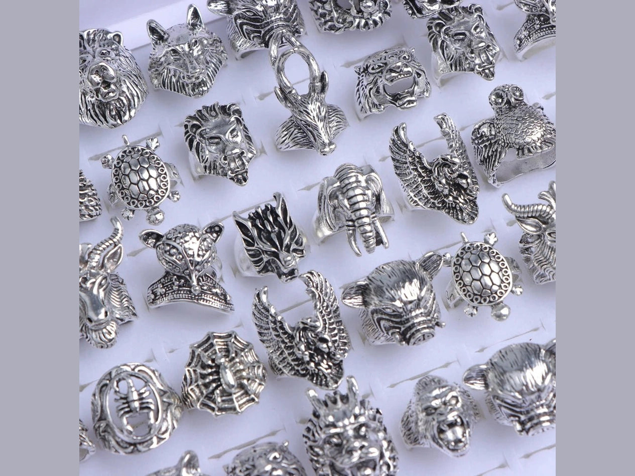 10/20/30/50Pcs/Lot Classics Fashion Punk Animal Skull Skeleton Rings For Men Women Mixed Style Jewelry Party Gifts Wholesale - Simply Just Deals LLC10/20/30/50Pcs/Lot Classics Fashion Punk Animal Skull Skeleton Rings For Men Women Mixed Style Jewelry Party Gifts Wholesale200000369:100010384mix size 17 - 21mm;200000783:193Full black pattern;200001034:20002555120PiecesFull black pattern20Piecesmix size 17 - 21mm10/20/30/50Pcs/Lot Classics Fashion Punk Animal Skull Skeleton Rings For Men Women Mixe