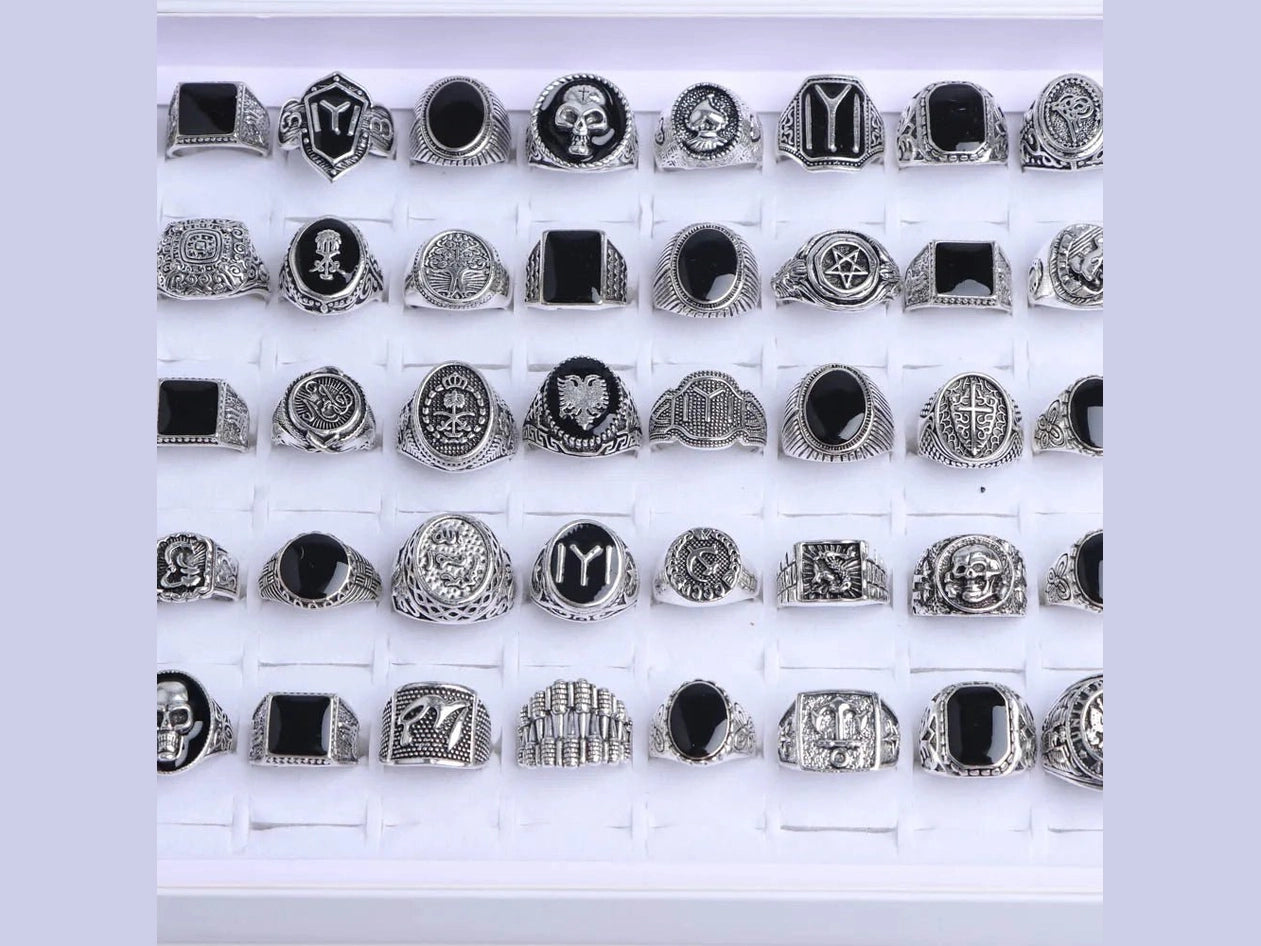 10/20/30/50Pcs/Lot Classics Fashion Punk Animal Skull Skeleton Rings For Men Women Mixed Style Jewelry Party Gifts Wholesale - Simply Just Deals LLC10/20/30/50Pcs/Lot Classics Fashion Punk Animal Skull Skeleton Rings For Men Women Mixed Style Jewelry Party Gifts Wholesale200000369:100010384mix size 17 - 21mm;200000783:193Full black pattern;200001034:20002555120PiecesFull black pattern20Piecesmix size 17 - 21mm10/20/30/50Pcs/Lot Classics Fashion Punk Animal Skull Skeleton Rings For Men Women Mixe