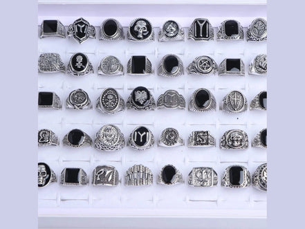 10/20/30/50Pcs/Lot Classics Fashion Punk Animal Skull Skeleton Rings For Men Women Mixed Style Jewelry Party Gifts Wholesale - Simply Just Deals LLC10/20/30/50Pcs/Lot Classics Fashion Punk Animal Skull Skeleton Rings For Men Women Mixed Style Jewelry Party Gifts Wholesale200000369:100010384mix size 17 - 21mm;200000783:193Full black pattern;200001034:20002555120PiecesFull black pattern20Piecesmix size 17 - 21mm10/20/30/50Pcs/Lot Classics Fashion Punk Animal Skull Skeleton Rings For Men Women Mixe