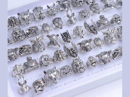 10/20/30/50Pcs/Lot Classics Fashion Punk Animal Skull Skeleton Rings For Men Women Mixed Style Jewelry Party Gifts Wholesale - Simply Just Deals LLC10/20/30/50Pcs/Lot Classics Fashion Punk Animal Skull Skeleton Rings For Men Women Mixed Style Jewelry Party Gifts Wholesale200000369:100010384mix size 17 - 21mm;200000783:193Full black pattern;200001034:20002555120PiecesFull black pattern20Piecesmix size 17 - 21mm10/20/30/50Pcs/Lot Classics Fashion Punk Animal Skull Skeleton Rings For Men Women Mixe