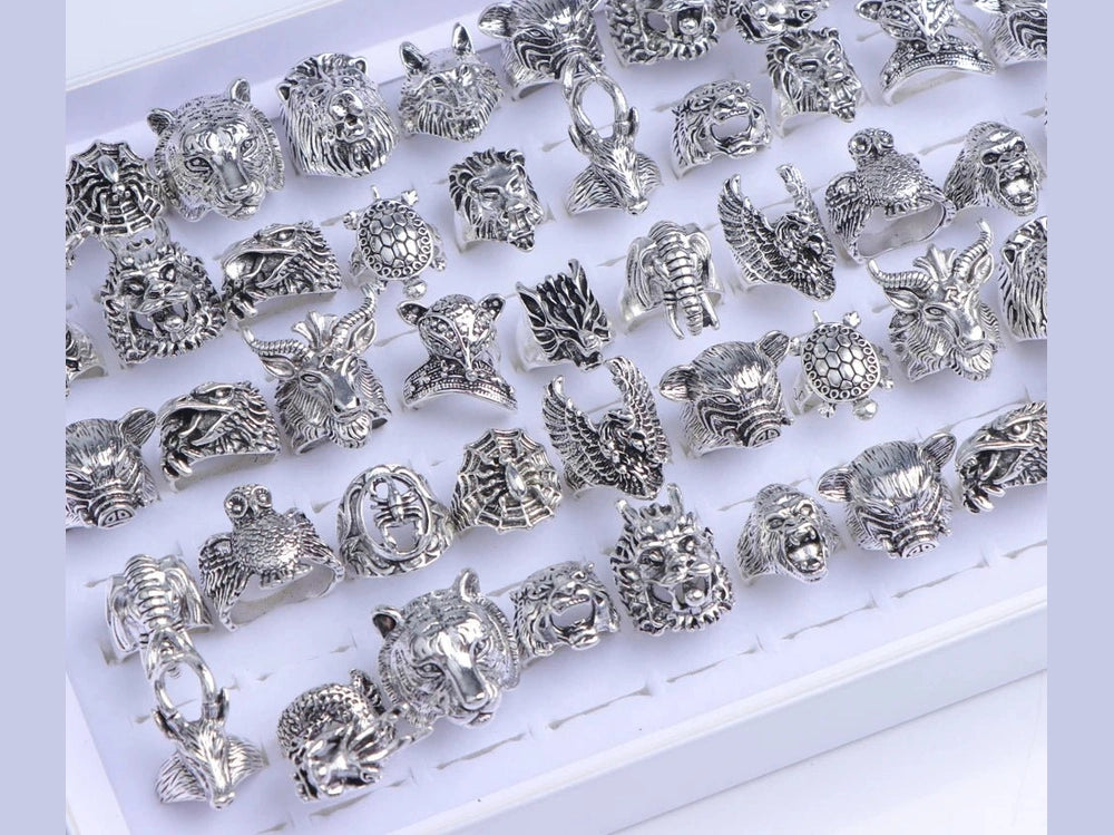 10/20/30/50Pcs/Lot Classics Fashion Punk Animal Skull Skeleton Rings For Men Women Mixed Style Jewelry Party Gifts Wholesale - Simply Just Deals LLC10/20/30/50Pcs/Lot Classics Fashion Punk Animal Skull Skeleton Rings For Men Women Mixed Style Jewelry Party Gifts Wholesale200000369:100010384mix size 17 - 21mm;200000783:193Full black pattern;200001034:20002555120PiecesFull black pattern20Piecesmix size 17 - 21mm10/20/30/50Pcs/Lot Classics Fashion Punk Animal Skull Skeleton Rings For Men Women Mixe