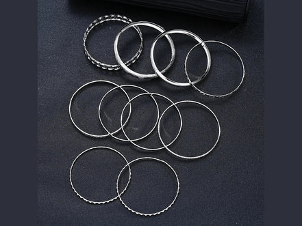 10pcs/set Punk Metal Bangles Set For Women Heavy Vintage Styles Hip hop Textured Bracelets Fashion Jewelry Accessories 2025 New - Simply Just Deals LLC10pcs/set Punk Metal Bangles Set For Women Heavy Vintage Styles Hip hop Textured Bracelets Fashion Jewelry Accessories 2025 New200001034:361181AYA5985001AYA598500110pcs/set Punk Metal Bangles Set For Women Heavy Vintage Styles Hip hop Textured Bracelets Fashion Jewelry Accessories 2025 New