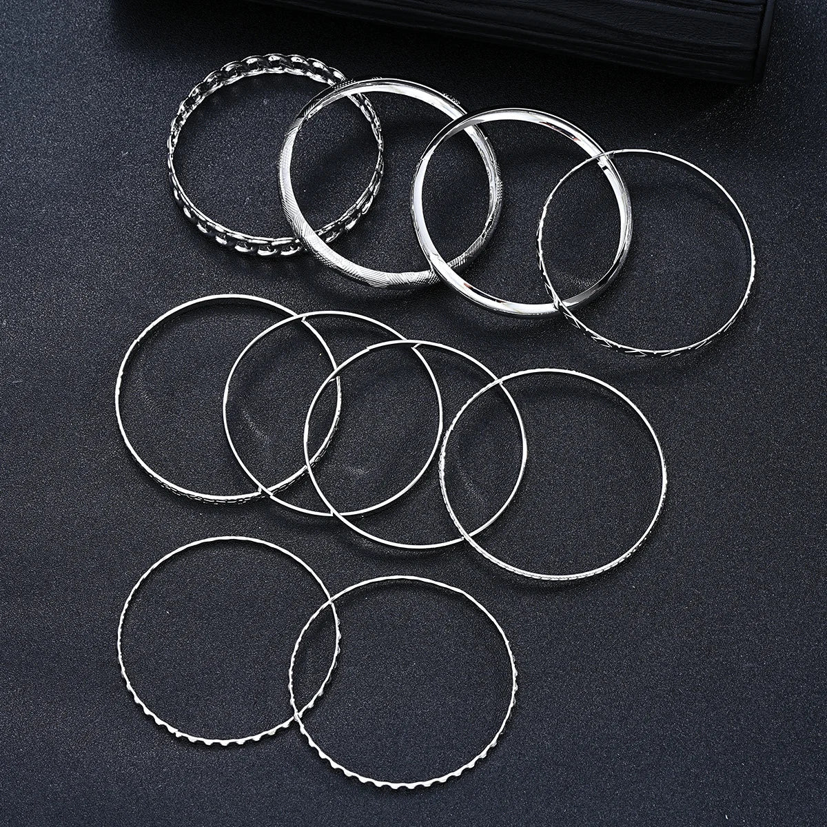 10pcs/set Punk Metal Bangles Set For Women Heavy Vintage Styles Hip hop Textured Bracelets Fashion Jewelry Accessories 2025 New - Simply Just Deals LLC10pcs/set Punk Metal Bangles Set For Women Heavy Vintage Styles Hip hop Textured Bracelets Fashion Jewelry Accessories 2025 New200001034:361181AYA5985001AYA598500110pcs/set Punk Metal Bangles Set For Women Heavy Vintage Styles Hip hop Textured Bracelets Fashion Jewelry Accessories 2025 New