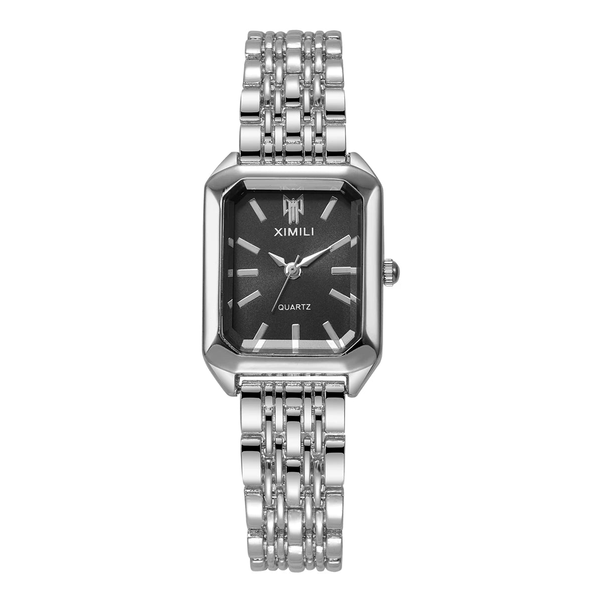 1/2/4PCS Luxury Women Watches Fashion Rectangle Woman Quartz Watch Stainless Steel Band Wristwatches Reloj Mujer（Without Box） - Simply Just Deals LLC1/2/4PCS Luxury Women Watches Fashion Rectangle Woman Quartz Watch Stainless Steel Band Wristwatches Reloj Mujer（Without Box）14291PCSilverBlack1PC Silver Black1/2/4PCS Luxury Women Watches Fashion Rectangle Woman Quartz Watch Stainless Steel Band Wristwatches Reloj Mujer（Without Box）