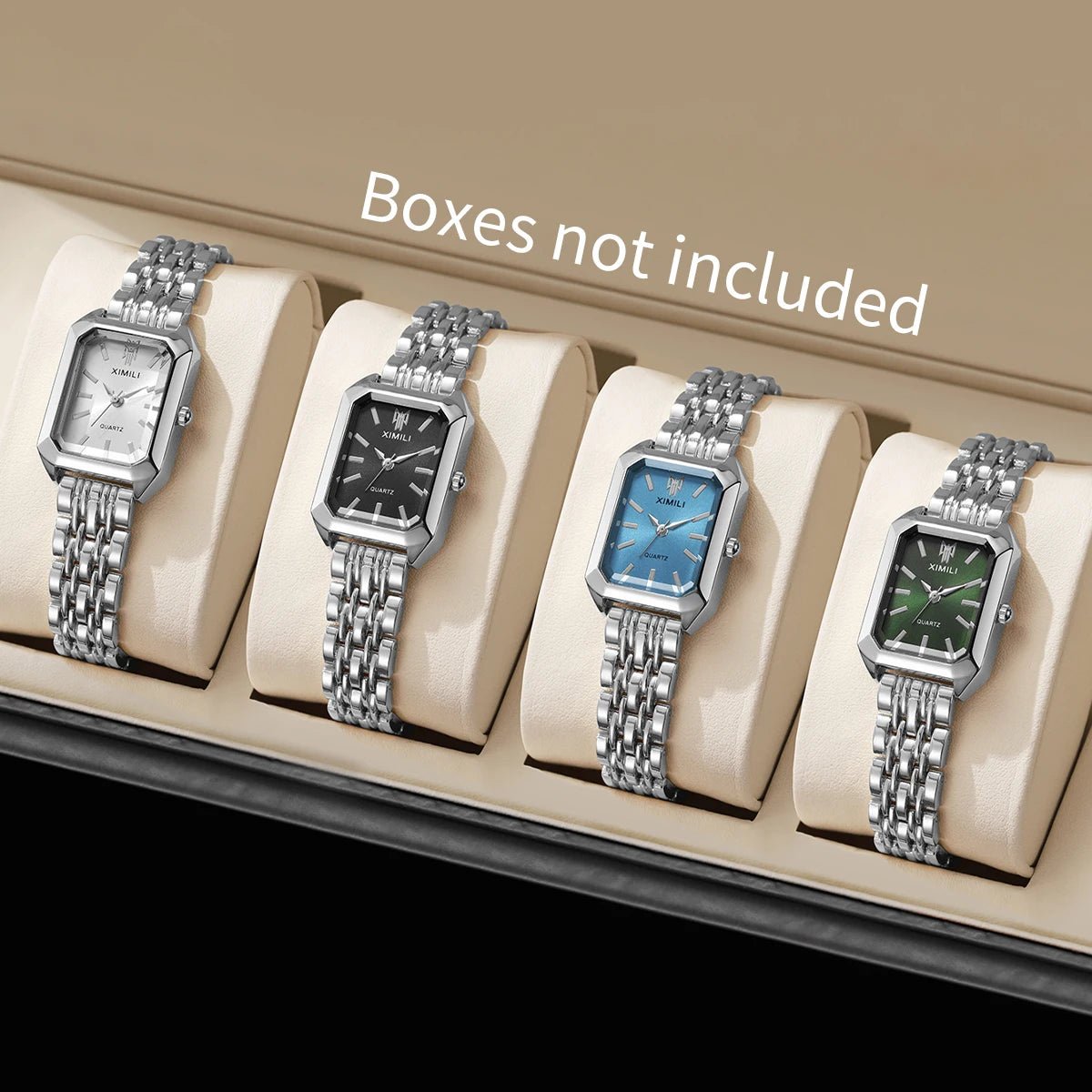 1/2/4PCS Luxury Women Watches Fashion Rectangle Woman Quartz Watch Stainless Steel Band Wristwatches Reloj Mujer（Without Box） - Simply Just Deals LLC1/2/4PCS Luxury Women Watches Fashion Rectangle Woman Quartz Watch Stainless Steel Band Wristwatches Reloj Mujer（Without Box）142014473034PCSBWithoutBox4PCS B Without Box1/2/4PCS Luxury Women Watches Fashion Rectangle Woman Quartz Watch Stainless Steel Band Wristwatches Reloj Mujer（Without Box）