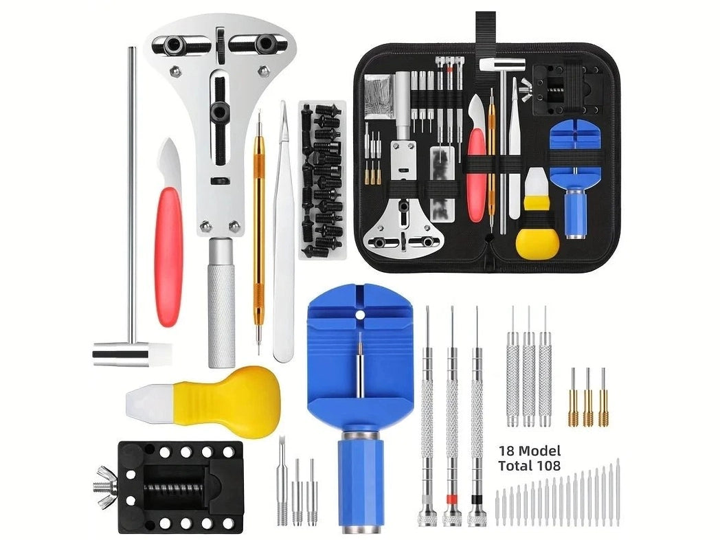 147PCS Watchmaker Watch Repair Repairing Tools Kit Case RemoverOpener Bar Set Watch Spring Pin Bars and Back Case Opener Screw - Simply Just Deals LLC147PCS Watchmaker Watch Repair Repairing Tools Kit Case RemoverOpener Bar Set Watch Spring Pin Bars and Back Case Opener Screw14193147PCS147PCS147PCS Watchmaker Watch Repair Repairing Tools Kit Case RemoverOpener Bar Set Watch Spring Pin Bars and Back Case Opener Screw