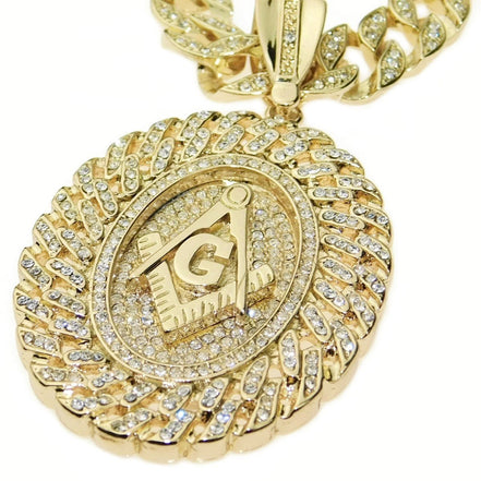 14K Gold Plated Oval Mason Chain Medallion Cuban Masonic Hip Hop Necklace 30" - Simply Just Deals LLC14K Gold Plated Oval Mason Chain Medallion Cuban Masonic Hip Hop Necklace 30"ed44ae70-a5e5-474f-8c65-180831807f6314K Gold Plated Oval Mason Chain Medallion Cuban Masonic Hip Hop Necklace 30"