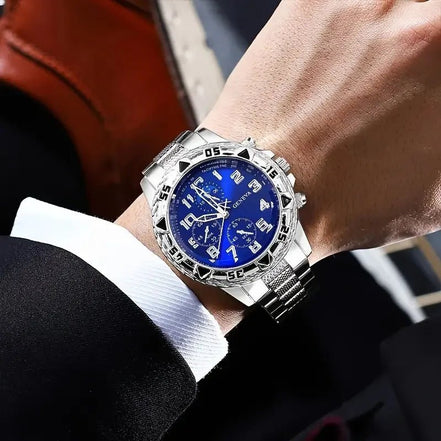 1/4pcs Luxury Business Men Quartz Wristwatch Alloy Case Round Dial Business Watch Fashion Jewelry Set Everyday Accessories - Simply Just Deals LLC1/4pcs Luxury Business Men Quartz Wristwatch Alloy Case Round Dial Business Watch Fashion Jewelry Set Everyday Accessories14:201447598Silver Blue WatchSilver Blue Watch1/4pcs Luxury Business Men Quartz Wristwatch Alloy Case Round Dial Business Watch Fashion Jewelry Set Everyday Accessories