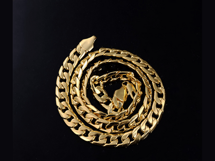 18 - Karat gold plated men's necklace - Simply Just Deals LLC18 - Karat gold plated men's necklaceA23D553429F84E12A67315A01FE60F72Gold18 - Karat gold plated men's necklace