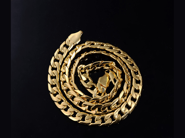 18 - Karat gold plated men's necklace - Simply Just Deals LLC18 - Karat gold plated men's necklaceA23D553429F84E12A67315A01FE60F72Gold18 - Karat gold plated men's necklace