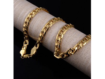 18 - Karat gold plated men's necklace - Simply Just Deals LLC18 - Karat gold plated men's necklaceA23D553429F84E12A67315A01FE60F72Gold18 - Karat gold plated men's necklace