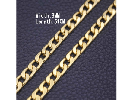 18 - Karat gold plated men's necklace - Simply Just Deals LLC18 - Karat gold plated men's necklaceA23D553429F84E12A67315A01FE60F72Gold18 - Karat gold plated men's necklace