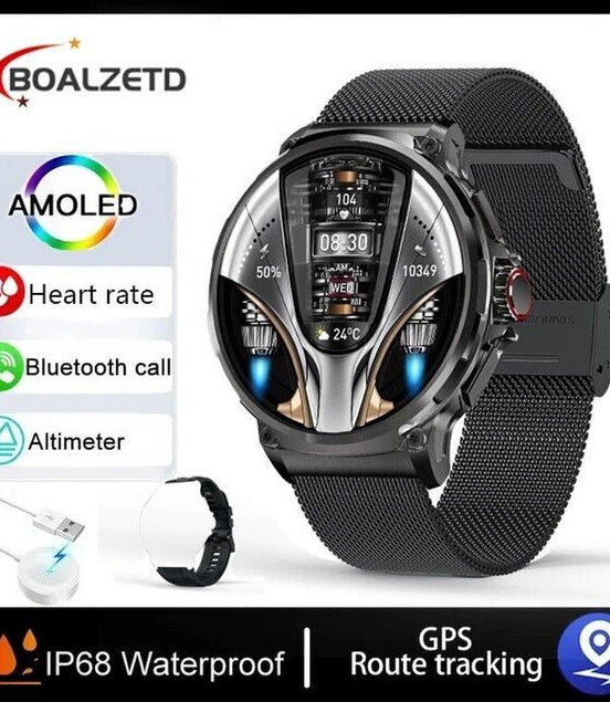 1.85" Ultra HD Smartwatch GPS Bluetooth Call Health Monitoring Watch Gym Gift - Simply Just Deals LLC1.85" Ultra HD Smartwatch GPS Bluetooth Call Health Monitoring Watch Gym Gift88ae7f5e-041f-4247-aef3-d0252b610e90Black Mesh1.85" Ultra HD Smartwatch GPS Bluetooth Call Health Monitoring Watch Gym Gift