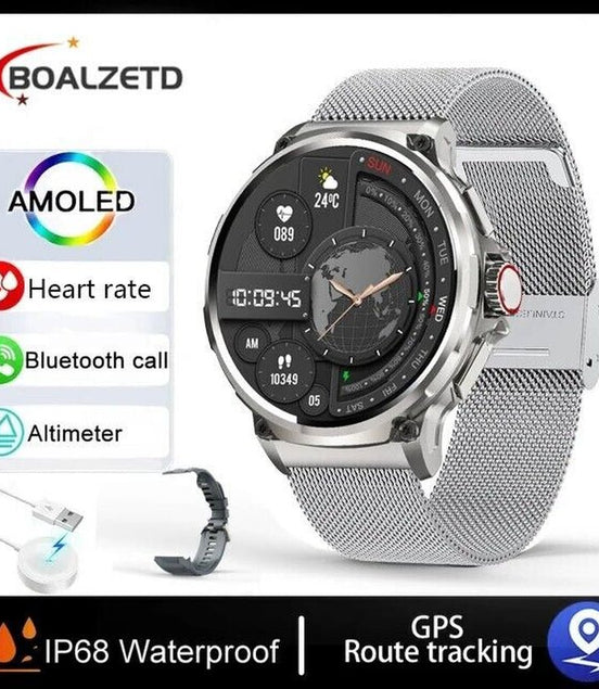 1.85" Ultra HD Smartwatch GPS Bluetooth Call Health Monitoring Watch Gym Gift - Simply Just Deals LLC1.85" Ultra HD Smartwatch GPS Bluetooth Call Health Monitoring Watch Gym Giftef2678a8-37b1-458c-8e22-f140df3cc8bdSilver Mesh1.85" Ultra HD Smartwatch GPS Bluetooth Call Health Monitoring Watch Gym Gift