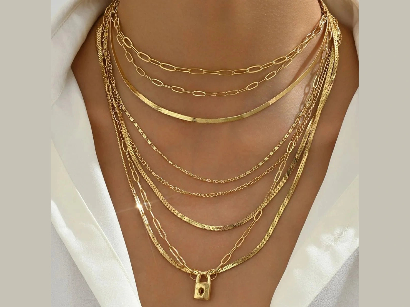 18K Gold - Plated Stainless Steel Multi - Layer Necklace - Simply Just Deals LLC18K Gold - Plated Stainless Steel Multi - Layer Necklace100500404281269GoldOne Size2d975a41 - 3aff - 4d4b - afde - a92f7ceb033b - Max - Origin