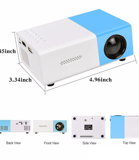 1pc Portable Movie Projector with WiFi, HDMI, USB, and iOS/Android Compatibility - Perfect for Meetings, Office, School, Team Bu - Simply Just Deals LLC1pc Portable Movie Projector with WiFi, HDMI, USB, and iOS/Android Compatibility - Perfect for Meetings, Office, School, Team BuB84E26BA315B49F5AE409667753A4280blue whiteUSA1pc Portable Movie Projector with WiFi, HDMI, USB, and iOS/Android Compatibility - Perfect for Meetings, Office, School, Team Bu