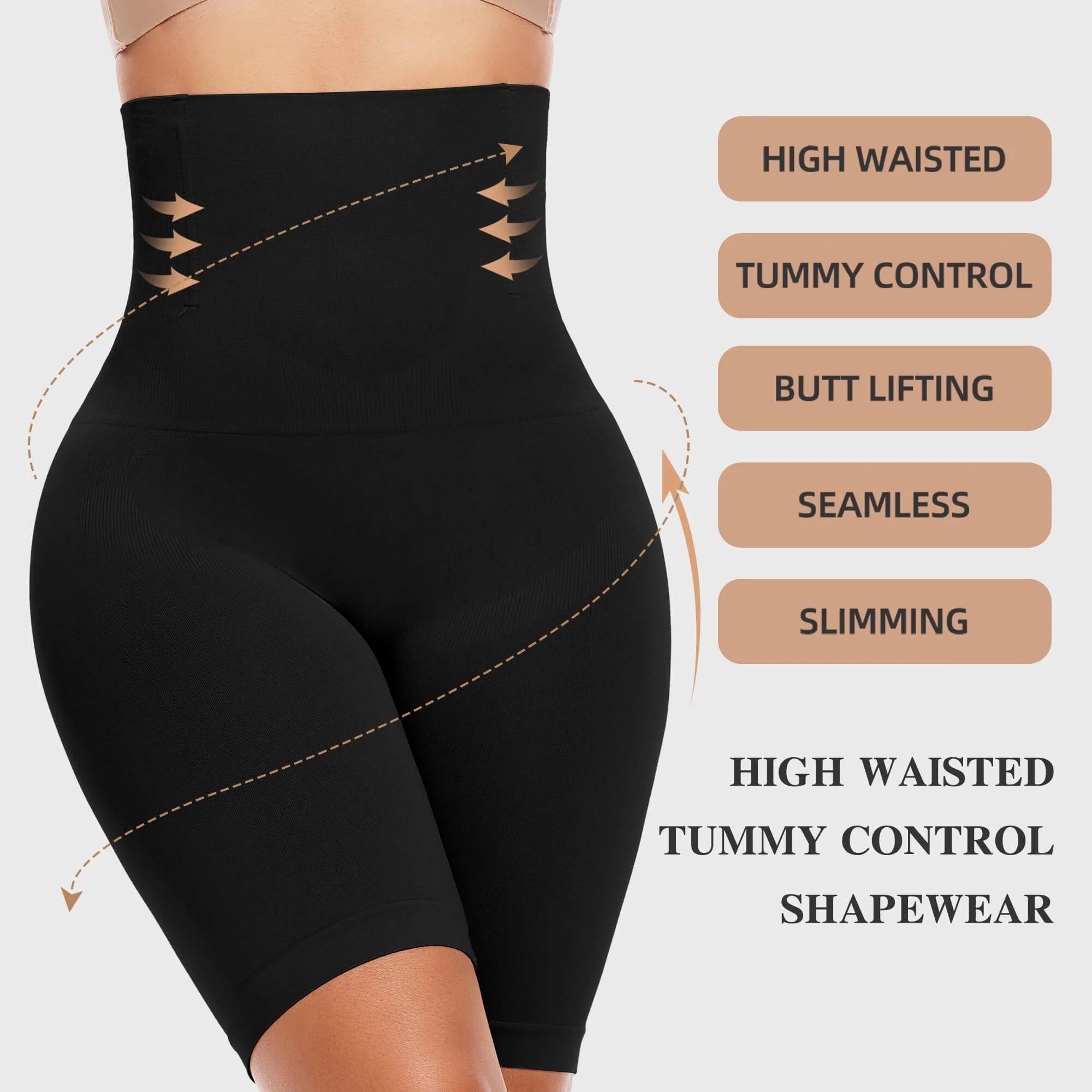 2 Packs Tummy Control Shapewear Shorts Faja Body Shaper for Women High - Waisted Thigh Slimming - Simply Just Deals LLC2 Packs Tummy Control Shapewear Shorts Faja Body Shaper for Women High - Waisted Thigh Slimming355bfe6f-6ffd-40bd-9c88-bce4d7b439bbBlack - Beige,2 PackL2 Packs Tummy Control Shapewear Shorts Faja Body Shaper for Women High - Waisted Thigh Slimming