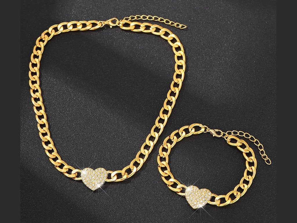 2 pcs Jewelry Set, Classic & Fashionable For Women, Suitable For Party, Dating, Work, Holiday Wear - Simply Just Deals LLC2 pcs Jewelry Set, Classic & Fashionable For Women, Suitable For Party, Dating, Work, Holiday Wear200001033:361180Light Yellow Gold Color2 pcs Jewelry Set, Classic & Fashionable For Women, Suitable For Party, Dating, Work, Holiday Wear