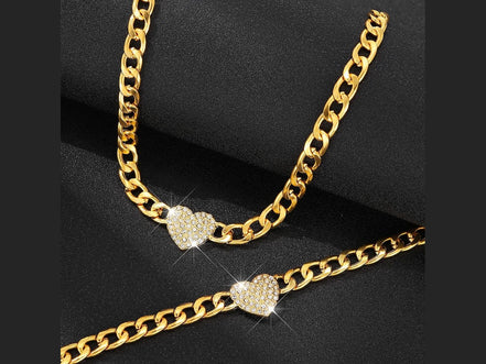 2 pcs Jewelry Set, Classic & Fashionable For Women, Suitable For Party, Dating, Work, Holiday Wear - Simply Just Deals LLC2 pcs Jewelry Set, Classic & Fashionable For Women, Suitable For Party, Dating, Work, Holiday Wear200001033:361180Light Yellow Gold Color2 pcs Jewelry Set, Classic & Fashionable For Women, Suitable For Party, Dating, Work, Holiday Wear