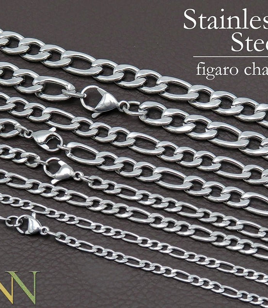 20 Pieces Figaro Necklace for Women Men Gold Color Stainless Steel Figaro Link Chain Necklace Wholesale - Simply Just Deals LLC20 Pieces Figaro Necklace for Women Men Gold Color Stainless Steel Figaro Link Chain Necklace Wholesale200000639:20066102818 Inches (45cm);200000783:1933mm;200001034:361181Gold - color18 Inches (45cm)3mm20 Pieces Figaro Necklace for Women Men Gold Color Stainless Steel Figaro Link Chain Necklace Wholesale