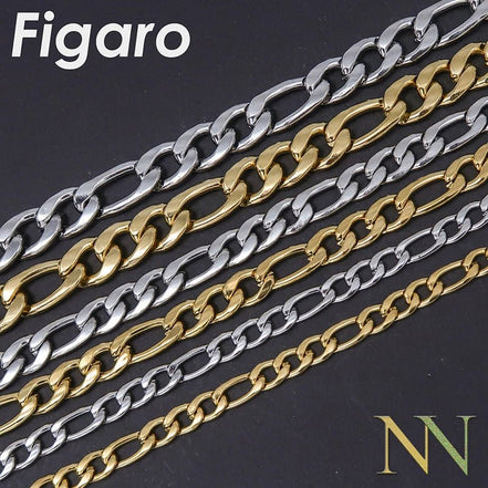20 Pieces Figaro Necklace for Women Men Gold Color Stainless Steel Figaro Link Chain Necklace Wholesale - Simply Just Deals LLC20 Pieces Figaro Necklace for Women Men Gold Color Stainless Steel Figaro Link Chain Necklace Wholesale200000639:20066102818 Inches (45cm);200000783:1933mm;200001034:361181Gold - color18 Inches (45cm)3mm20 Pieces Figaro Necklace for Women Men Gold Color Stainless Steel Figaro Link Chain Necklace Wholesale