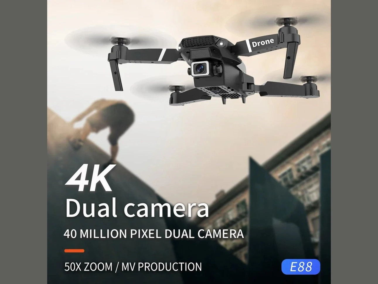 2023 E88 Pro WIFI FPV Drone Wide Angle HD 4K Camera Quadcopter Height Hold RC Foldable Dron Toys Gift - Simply Just Deals LLC2023 E88 Pro WIFI FPV Drone Wide Angle HD 4K Camera Quadcopter Height Hold RC Foldable Dron Toys Gift1410Black - DualC - 1BBlack - Dual C - 1B2023 E88 Pro WIFI FPV Drone Wide Angle HD 4K Camera Quadcopter Height Hold RC Foldable Dron Toys Gift