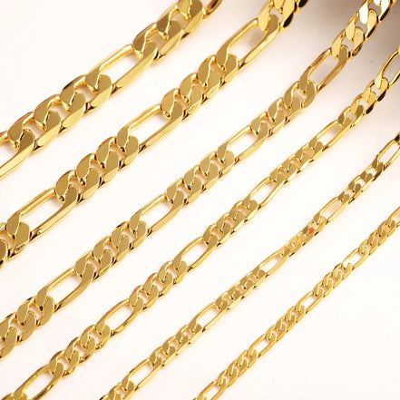 2023 NEW 18 K Pure Gold Color Figaro Bracelet Chain 9MM 21cm chain for Men Male Arm Chain Pulseiras de Ouro - Simply Just Deals LLC2023 NEW 18 K Pure Gold Color Figaro Bracelet Chain 9MM 21cm chain for Men Male Arm Chain Pulseiras de Ouro200001034:3611885mm 50cm chain5mm 50cm chain2023 NEW 18 K Pure Gold Color Figaro Bracelet Chain 9MM 21cm chain for Men Male Arm Chain Pulseiras de Ouro