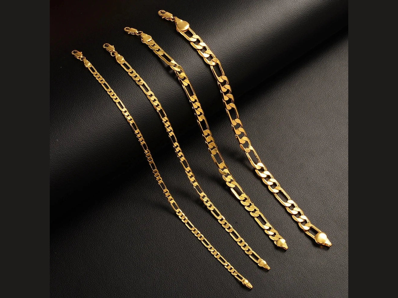 2023 NEW 18 K Pure Gold Color Figaro Bracelet Chain 9MM 21cm chain for Men Male Arm Chain Pulseiras de Ouro - Simply Just Deals LLC2023 NEW 18 K Pure Gold Color Figaro Bracelet Chain 9MM 21cm chain for Men Male Arm Chain Pulseiras de Ouro200001034:3611885mm 50cm chain5mm 50cm chain2023 NEW 18 K Pure Gold Color Figaro Bracelet Chain 9MM 21cm chain for Men Male Arm Chain Pulseiras de Ouro