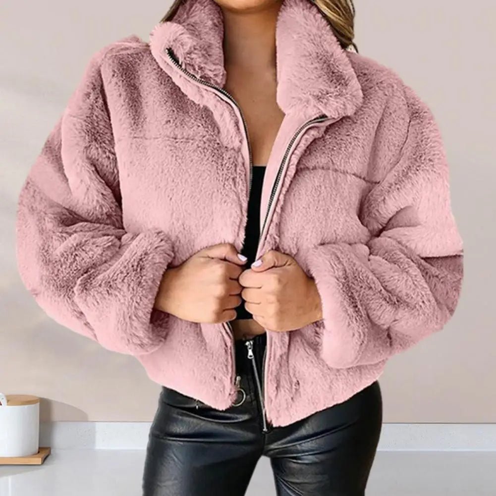 2024 Autumn Winter New Short Faux Coat Women's New Fashion Sexy Turn Down Collar Thick Plush Jackets Ladies Slim Outwear - Simply Just Deals LLC2024 Autumn Winter New Short Faux Coat Women's New Fashion Sexy Turn Down Collar Thick Plush Jackets Ladies Slim Outwear168182666;20250821;1755768104W3c0ZXLGreySacea1813f5a944aa9a89e1dd8410348cD