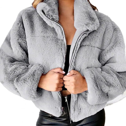 2024 Autumn Winter New Short Faux Coat Women's New Fashion Sexy Turn Down Collar Thick Plush Jackets Ladies Slim Outwear - Simply Just Deals LLC2024 Autumn Winter New Short Faux Coat Women's New Fashion Sexy Turn Down Collar Thick Plush Jackets Ladies Slim Outwear168182666;20250821;1755768104W3c0ZXLGreyS8121a3910c2f44d09ecde9825a05ac24l