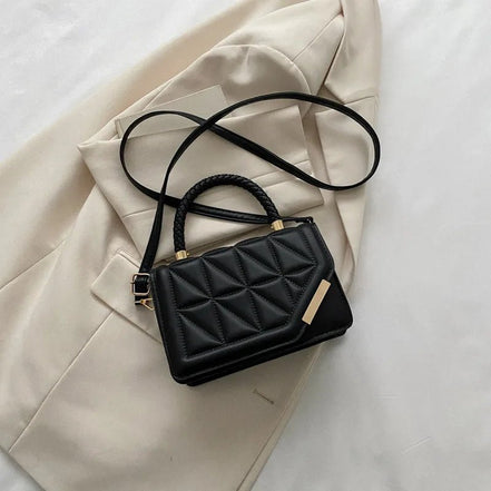 2024 New Fashion Shoulder Bag Plaid PU Leather Ladies Handbags Designer Crossbody Bags for Women - Simply Just Deals LLC2024 New Fashion Shoulder Bag Plaid PU Leather Ladies Handbags Designer Crossbody Bags for Women328d06aa-f8d8-4202-9b81-c95b2806532fBlack20X13X7Cm2024 New Fashion Shoulder Bag Plaid PU Leather Ladies Handbags Designer Crossbody Bags for Women
