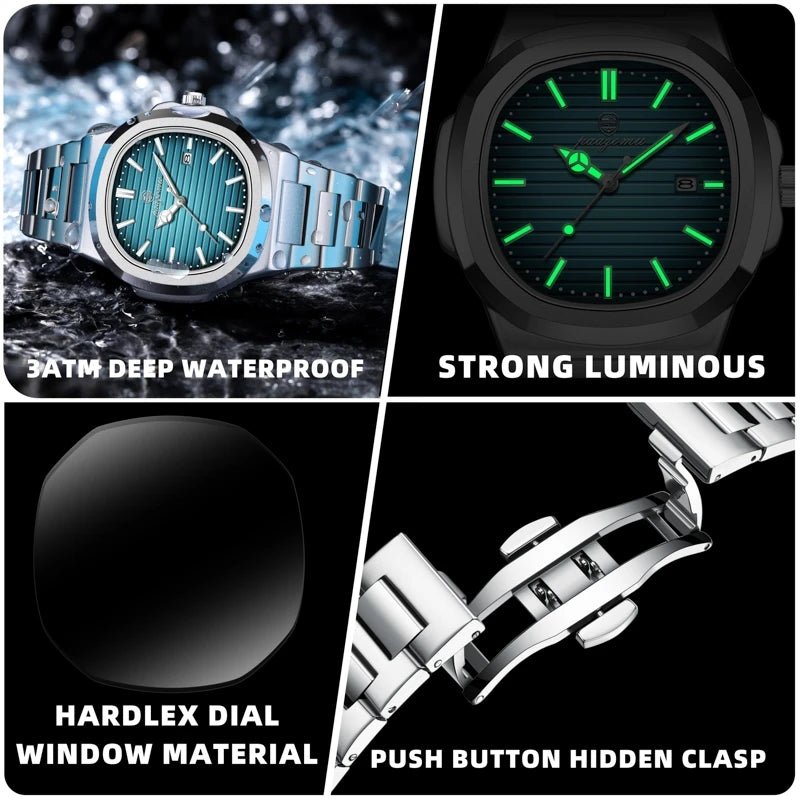 2025 Top Brand Luxury Fashion Diver Watch Men 30ATM Waterproof Date Clock Sport Watches Mens Quartz Wristwatch Relogio Masculino - Simply Just Deals LLC2025 Top Brand Luxury Fashion Diver Watch Men 30ATM Waterproof Date Clock Sport Watches Mens Quartz Wristwatch Relogio Masculino14201447598Silveryblue200007763201336100Silvery blue2025 Top Brand Luxury Fashion Diver Watch Men 30ATM Waterproof Date Clock Sport Watches Mens Quartz Wristwatch Relogio Masculino