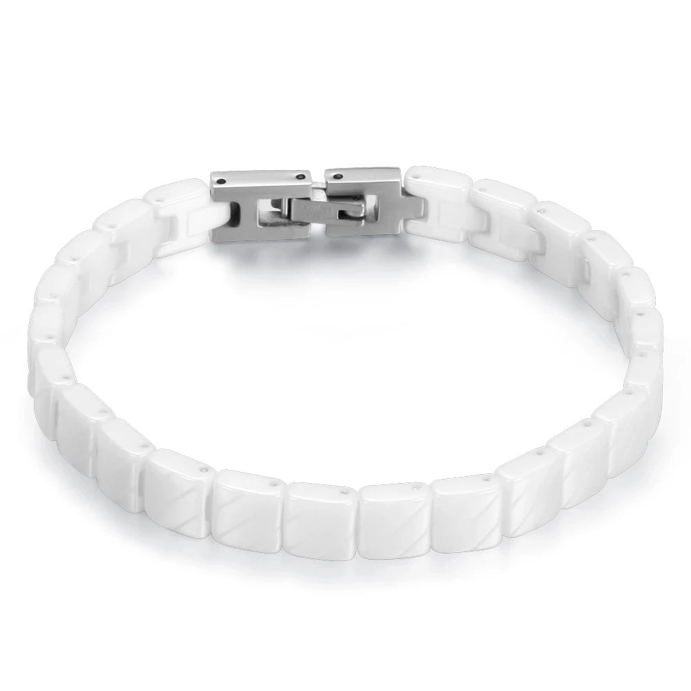 20Cm White Ceramic Bracelet Bangle Stainless Steel Chain Link Bracelet Women and Men Jewelry - Simply Just Deals LLC20Cm White Ceramic Bracelet Bangle Stainless Steel Chain Link Bracelet Women and Men Jewelry0702e101-a5c0-4931-b51c-4cce7633c329Ad1168 - W20Cm20Cm White Ceramic Bracelet Bangle Stainless Steel Chain Link Bracelet Women and Men Jewelry
