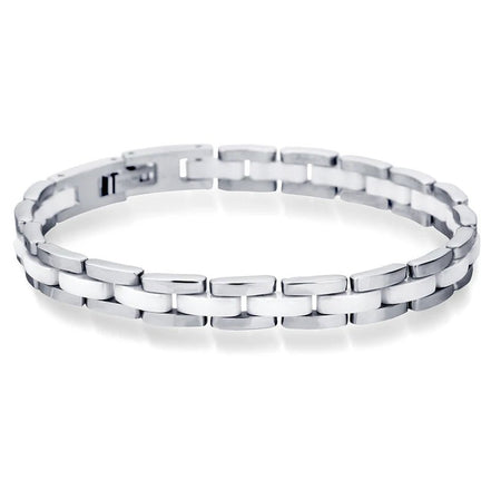 20Cm White Ceramic Bracelet Bangle Stainless Steel Chain Link Bracelet Women and Men Jewelry - Simply Just Deals LLC20Cm White Ceramic Bracelet Bangle Stainless Steel Chain Link Bracelet Women and Men Jewelrye7906cde-5d13-4f40-bcc8-f1a245e95872Silver20Cm20Cm White Ceramic Bracelet Bangle Stainless Steel Chain Link Bracelet Women and Men Jewelry