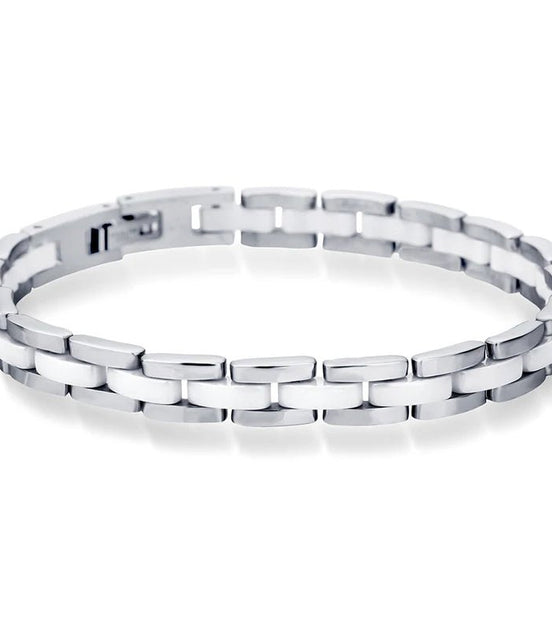 20Cm White Ceramic Bracelet Bangle Stainless Steel Chain Link Bracelet Women and Men Jewelry - Simply Just Deals LLC20Cm White Ceramic Bracelet Bangle Stainless Steel Chain Link Bracelet Women and Men Jewelrye7906cde-5d13-4f40-bcc8-f1a245e95872Silver20Cm20Cm White Ceramic Bracelet Bangle Stainless Steel Chain Link Bracelet Women and Men Jewelry