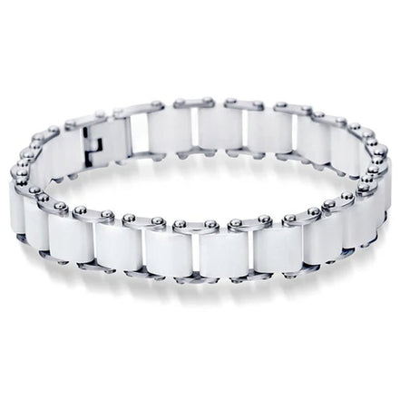 20Cm White Ceramic Bracelet Bangle Stainless Steel Chain Link Bracelet Women and Men Jewelry - Simply Just Deals LLC20Cm White Ceramic Bracelet Bangle Stainless Steel Chain Link Bracelet Women and Men Jewelry96a9d887-9d8c-45a7-98ff-8b32a961ef27Ad1123 - W20Cm20Cm White Ceramic Bracelet Bangle Stainless Steel Chain Link Bracelet Women and Men Jewelry